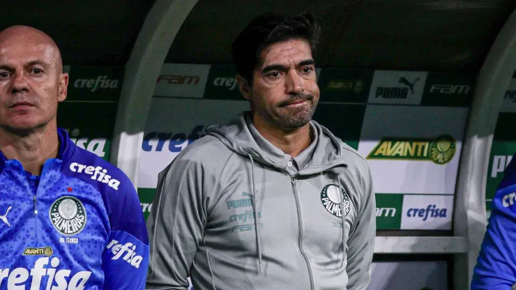 Abel Ferreira em partida pelo Palmeiras
