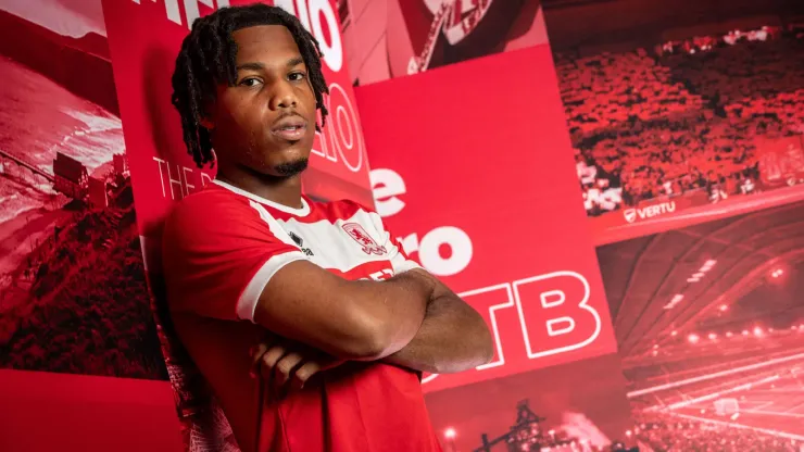 Michah Hamilton foi anunciado oficialmente pelo Middlesbrough (Foto: Divulgação)
