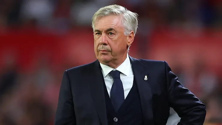 Ancelotti, técnico do Real Madrid. 
