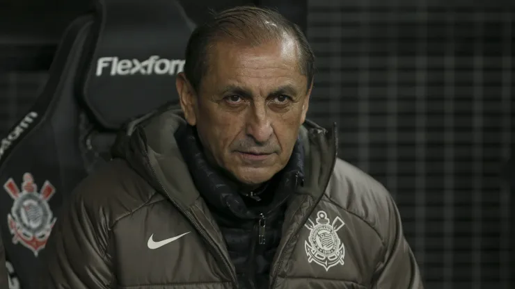 Ramón Díaz, treinador do Corinthians. (Photo by Ricardo Moreira/Getty Images)
