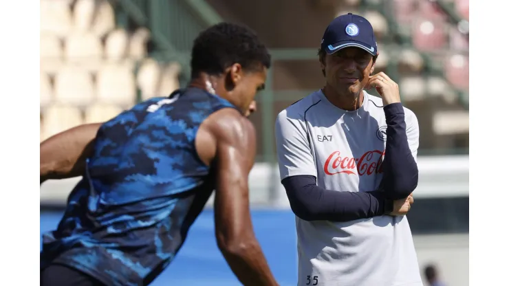 Antonio Conte, treinador do Napoli, durante pré-temporada (Foto: Ciro De Luca/Imago)
