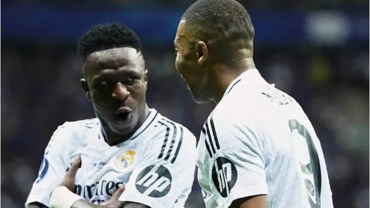 Vinícius Júnior e Mbappé são desbancados de maneira inusitada no Real Madrid. (Foto: Imago)
