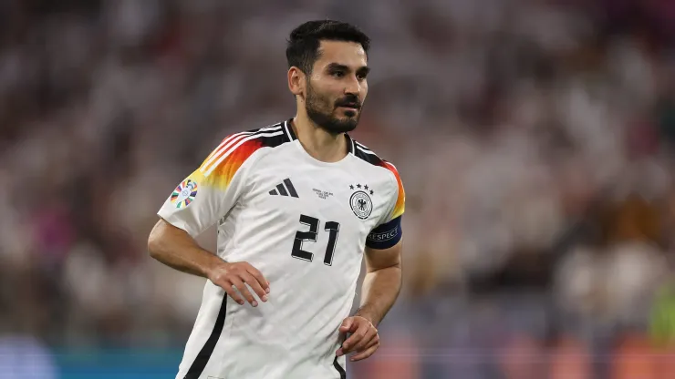 Ilkay Gündogan encerrou trajetória na Seleção Alemã. (Photo by Alexander Hassenstein/Getty Images)
