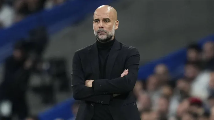 Pep Guardiola, técnico do Manchester City. (Foto: Cesar Cebolla/IMAGO/Newscom World)
