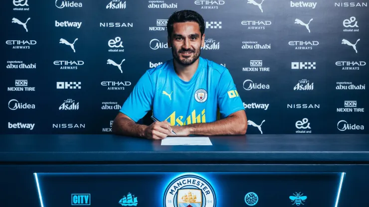 Gündogan, meio-campista do Manchester City. (Foto: Divulgação/Manchester City)
