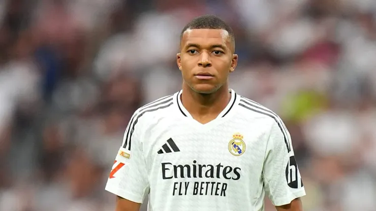 Mbappé em ação pelo Real Madrid. 
