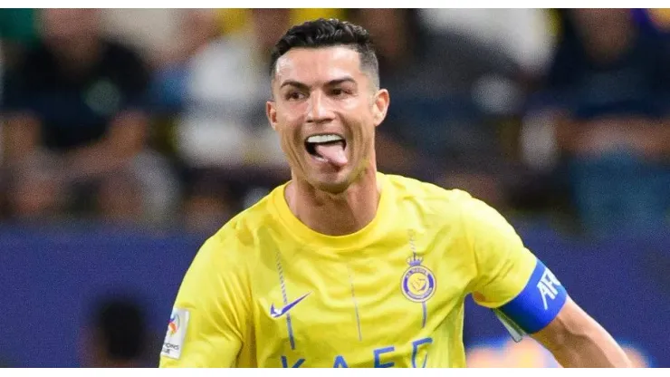 Cristiano Ronaldo com a camisa do Al Nassr.
