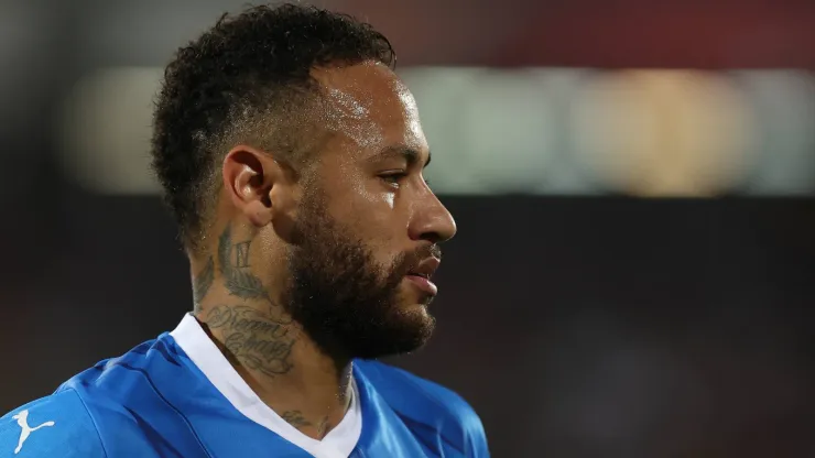 Neymar em partida pelo Al Hilal
