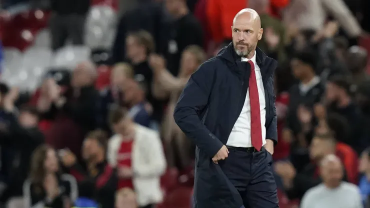 Erik Ten Hag, técnico do Manchester United. (Foto: Andrew Yates/Imago/Sportimage)
