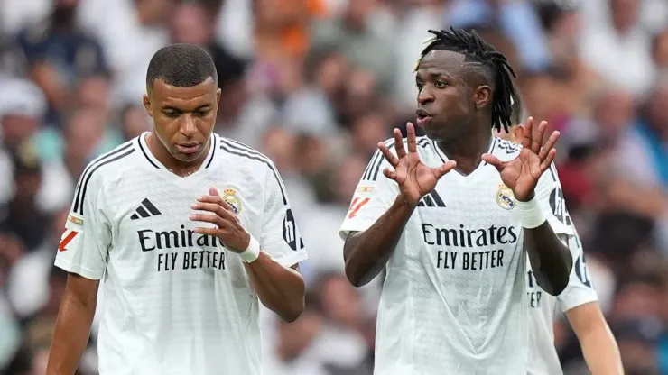 Mbappé e Vinicius Júnior. 
