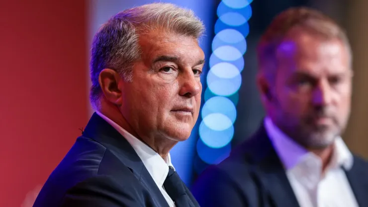 Joan Laporta, presidente do Barcelona.  (Photo by Eric Alonso/Getty Images)
