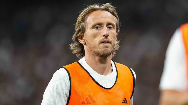 Luka Modrić é um dos reservas do Real Madrid na temporada. 
