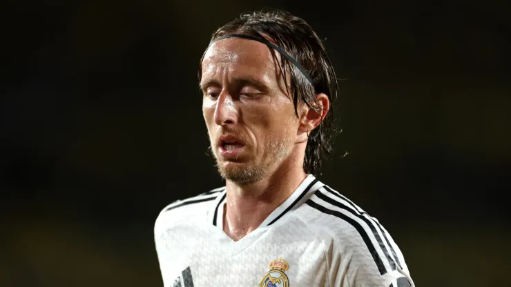 Modric abiu o jogo durante entrevista na Seleção Croata (Foto: Florencia Tan Jun/Getty Images)
