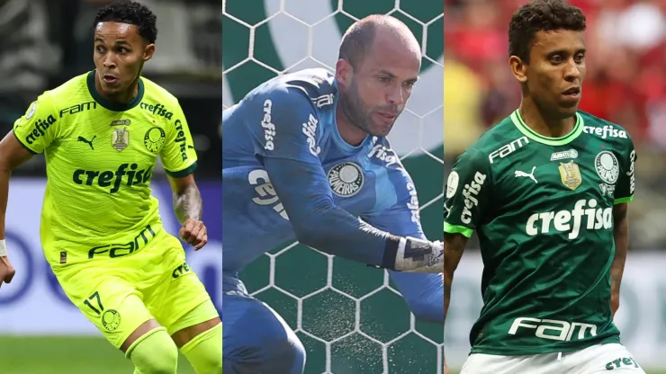 Palmeiras tomou decisões sobre futuros de três jogadores (Fotos: Cesar Greco/Palmeiras/Divulgação)
