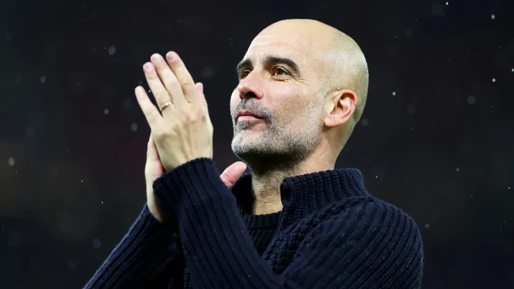 Pep Guardiola, técnico do Manchester City. (Photo by Catherine Ivill/Getty Images)
