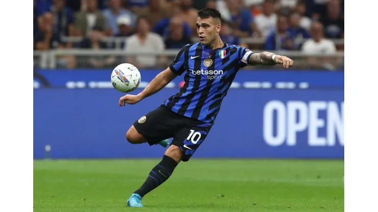 Lautaro Martínez em ação pela Inter de Milão (Foto: Marco Luzzani/Getty Images)
