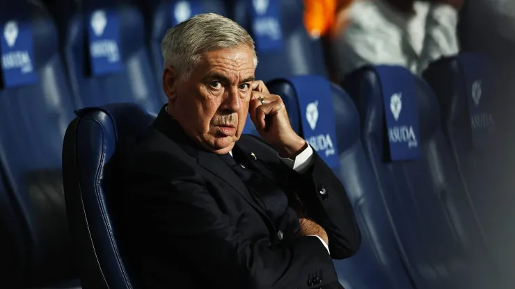 Carlo Ancelotti, técnico do Real Madrid. (Foto: IMAGO / AFLOSPORT)
