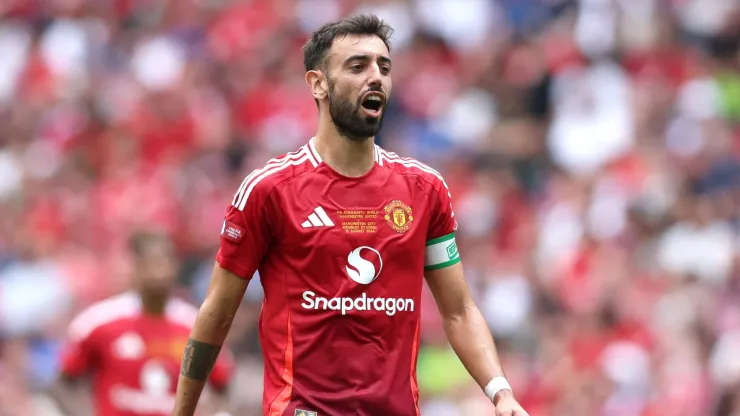 Bruno Fernandes, meio-campista do Manchester United. (Foto: Paul Terry/Imago/Sportimage)
