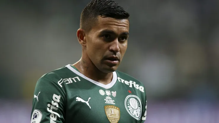 Dudu em ação com as cores do Palmeiras. 
