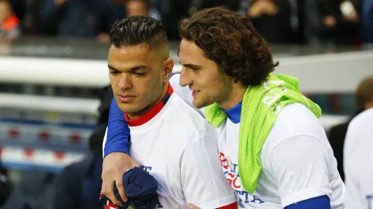 Rabiot e Ben Arfa lado a lado
