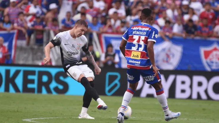 Corinthians durante o jogo de futebol do Campeonato Brasileiro entre Fortaleza x Corinthians na Arena Castelão. SPP Sport Press Photo. / Alamy Stock Photo
