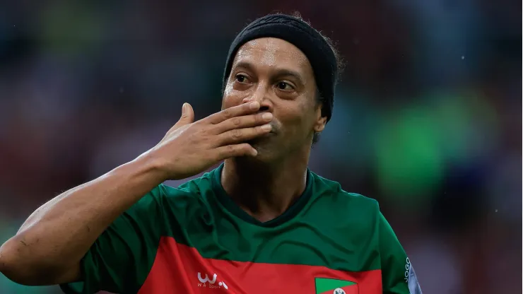 Ronaldinho é ofuscado na Champions League. Foto: Buda Mendes/Getty Images
