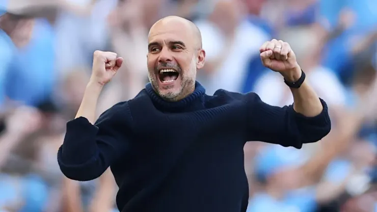 treinador pep guardiola. (Photo by Naomi Baker/Getty Images)
