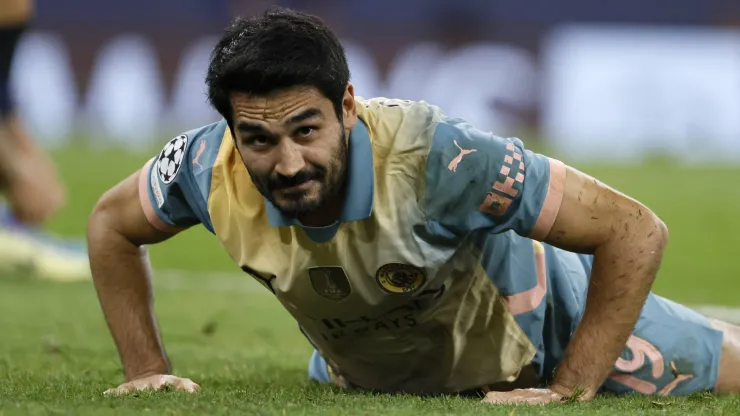 Gundogan com a camisa do Manchester City.
