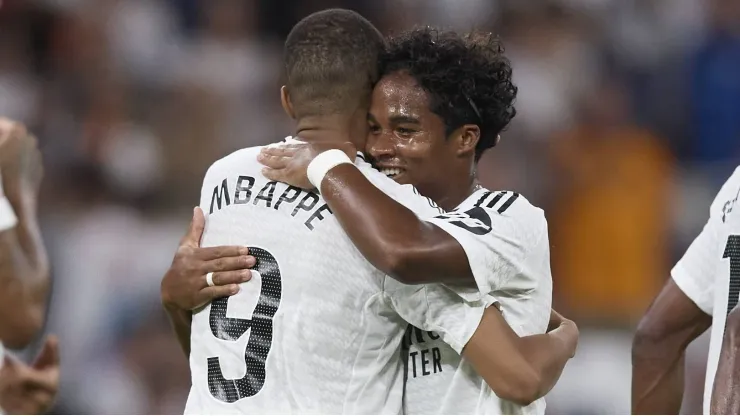 Kyliam Mbappe e Endrick no Real Madrid.
