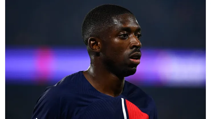 Ousmane Dembele em ação pelo PSG. Jogador discutiu com Luis Enrique. Foto: IMAGO / Le Pictorium
