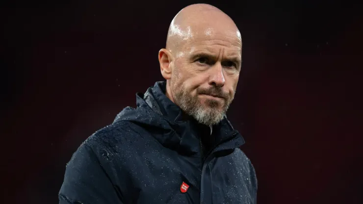 Erik Ten Hag em partida pelo Manchester United
