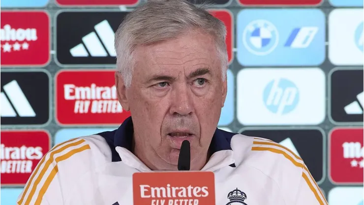 Ancelotti é sincero e revela de quem é a culpa pela derrota do Real Madrid para o Lille. (Foto: Imago)
