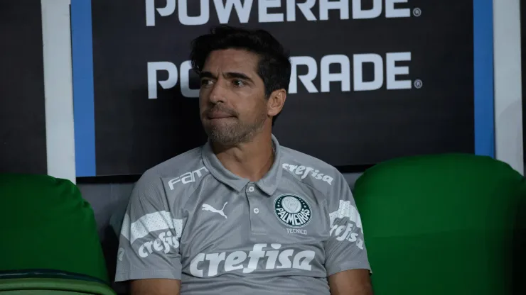 Abel Ferreira em partida pelo Palmeiras
