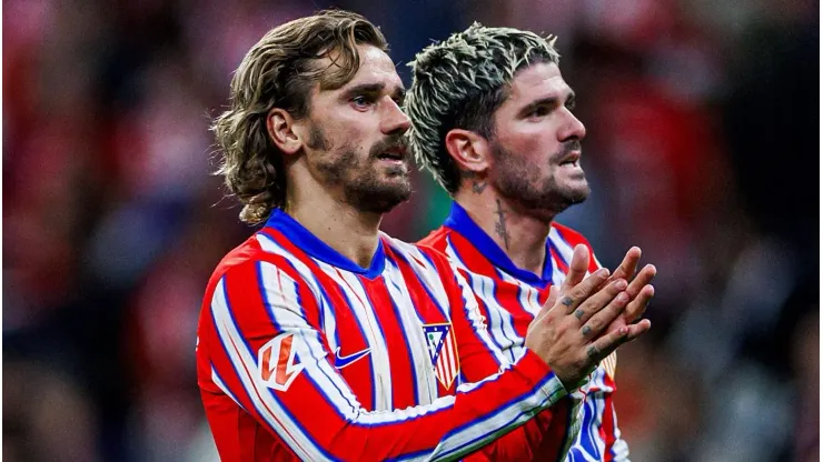 Griezmann e Rodrigo de Paul, do Atlético de Madrid. Foto: IMAGO / Rivierfoto
