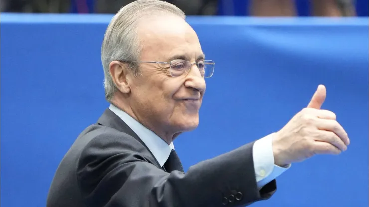 Florentino Pérez, presidente do Real Madrid tem estratégia para fechar 1ª contratação no Real Madrid. foto: IMAGO / Pressinphoto
