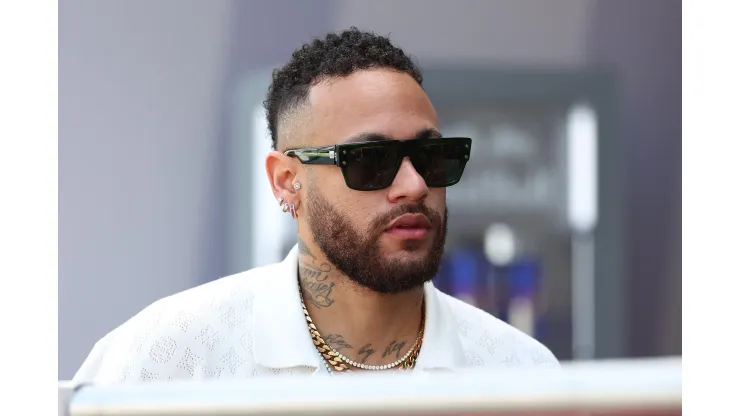 MONTE-CARLO, MONACO - MAY 28: Neymar walks in the Paddock prior to the F1 Grand Prix of Monaco at Circuit de Monaco on May 28, 2023 in Monte-Carlo, Monaco. (Photo by Ryan Pierse/Getty Images)
