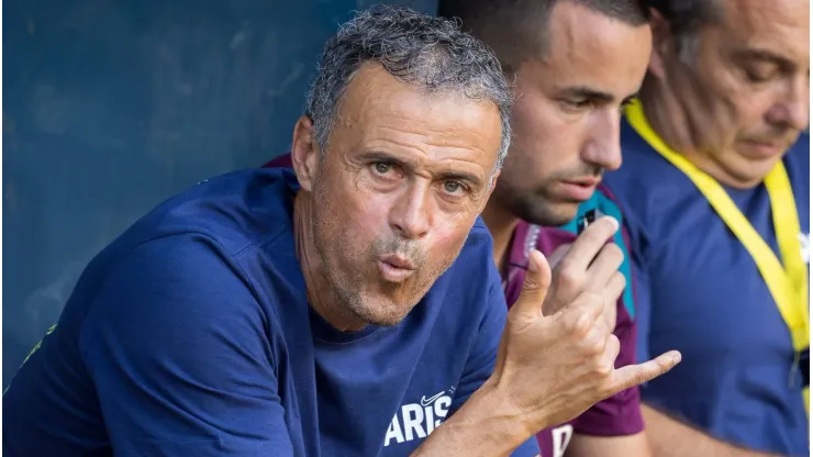 Luis Enrique, treinador do PSG assina renovação de contrato. foto: IMAGO / Eibner Europa
