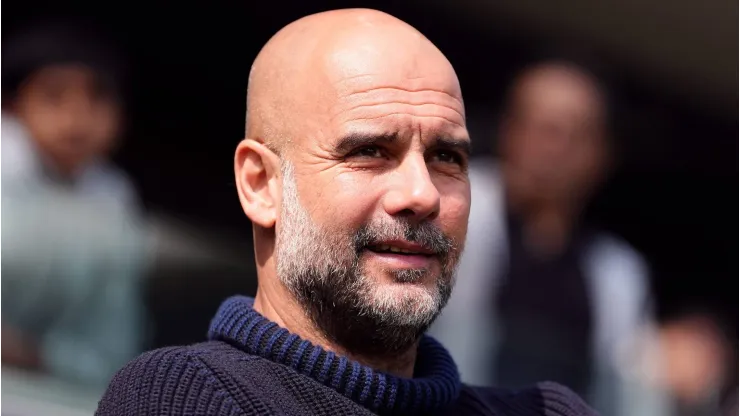 Pep Guardiola, treinador do Manchester City. foto:<br />
IMAGO / PA Images
