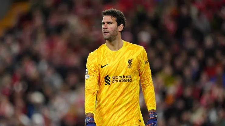 Alisson Becker, goleiro do Liverpool (Foto: Peter Byrne/Imago/PA Images)
