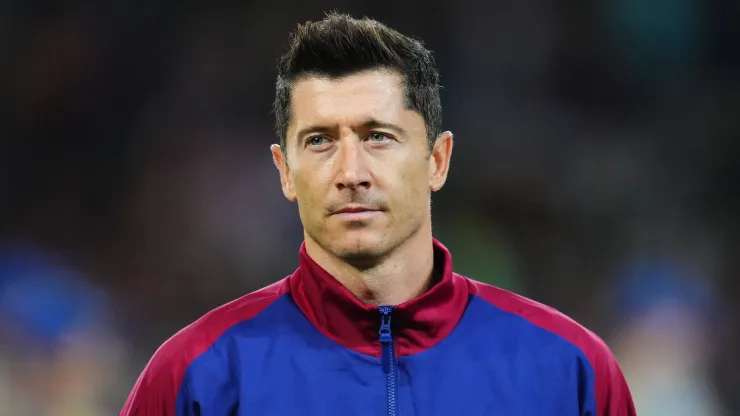 Lewandowski, atacante do Barcelona. Clube já pensa em seu substituto. foto: IMAGO/Pressinfoto
