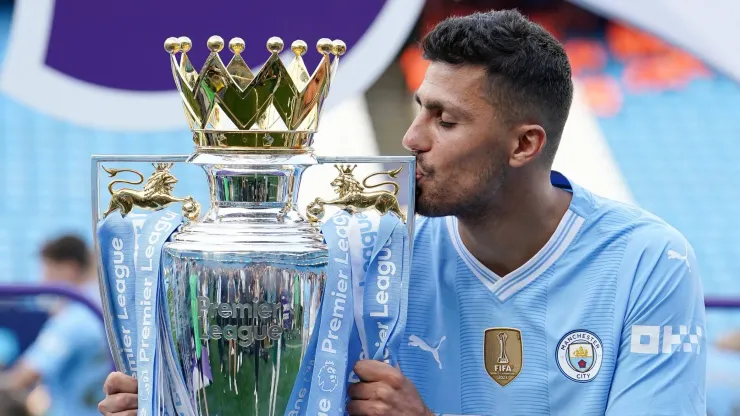 Rodri, meio-campista do Manchester City. foto: IMAGO / PA Images
