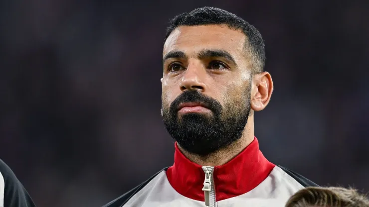 Mohamed Salah possui contrato com o Liverpool até junho de  2025 e é alvo do Barcelona. foto: IMAGO / RHR-Foto
