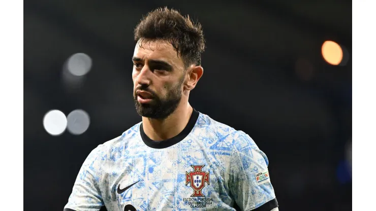 Bruno Fernandes durante a partida entre Escócia e Portugal, no dia 15 de outubro de 2024. (Sportimage Ltd / Alamy Stock Photo)
