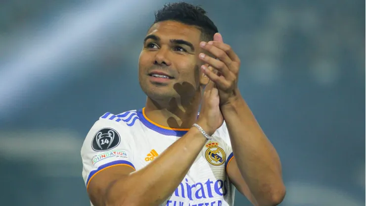 Casemiro em uma das últimas partidas pelo Real Madrid.
