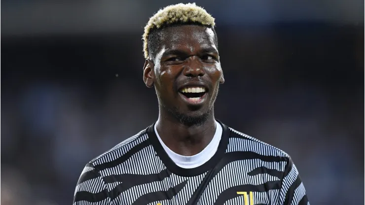 Paul Pogba ainda com a camisa da Juventus, da Itália.
