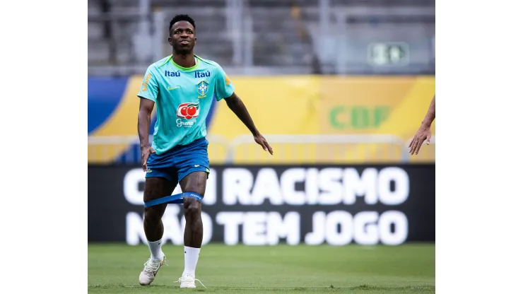 Fußball, Nationalteam Brasilien, Training Brazil training session Vini Jr in action during the Brazil training session at Salvador, Brazil, today november 18, 2024. Copyright: xx _RR_8746
