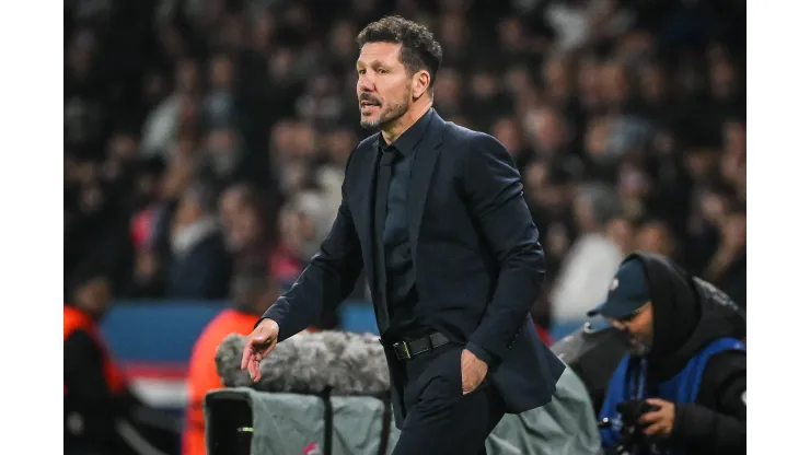 November 6, 2024, Paris, France, France: Diego SIMEONE of Atletico Madrid during the UEFA Champions League, League Phase MD4 match between Paris Saint-Germain and Atletico de Madrid at Parc des Princes Stadium on November 06, 2024 in Paris, France. Paris France - ZUMAm308 20241106_zsp_m308_007 Copyright: xMatthieuxMirvillex
