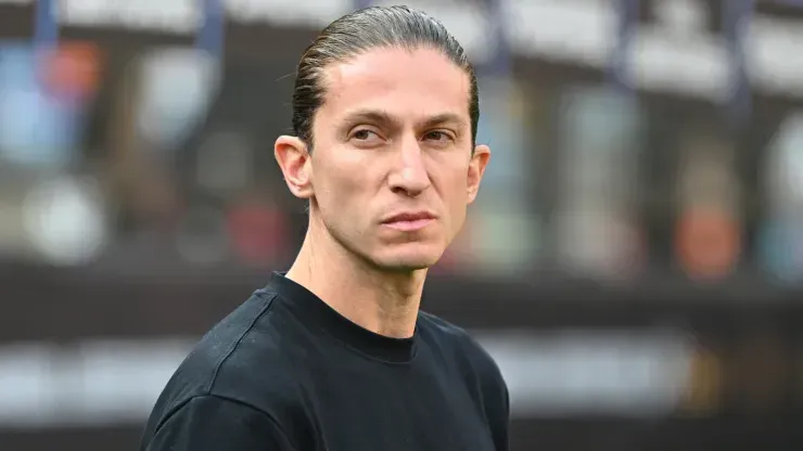 Filipe Luís durante um jogo do Flamengo. Foto: Rodrigo Valle/Getty Images