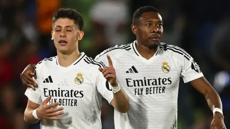 Arda Guler e David Alaba (Photo by Denis Doyle/Getty Images)