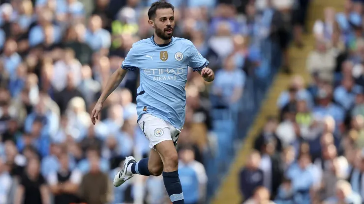 Bernardo Silva em ação pelo Manchester City na Premier League. Foto: Imago
